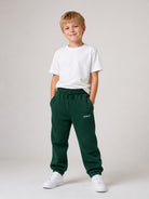 Pantatuta per bambino Off-White Kids verde con stampa logo 44BCH001F26F002 PINE OFF WHITE KIDS 