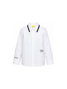 Camicia per bambina Off-White Kids bianca con colletto classico 44BGE006F26F001 WHITE OFF WHITE KIDS 