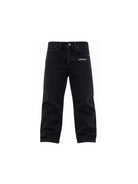 Pantaloni Diagonal Marker  per bambino Off-White Kids neri con stampa grafica frecce 44BYA005F26D001 BLACK OFF WHITE KIDS 
