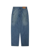 Jeans cargo per bambino Off-White Kids azzurri con effetto slavato 44BYB003F26D001 SAND BLUE OFF WHITE KIDS 