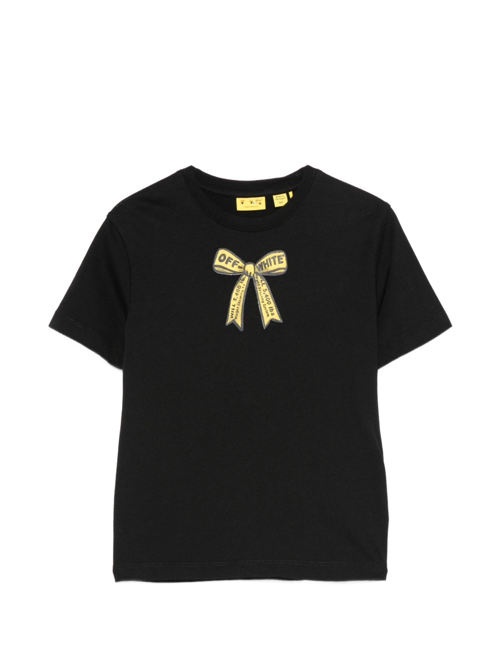 T-shirt per bambina Off White Kids nera con stampa grafica 44GAA001F26J009 BLACK OFF WHITE KIDS 