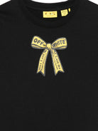 T-shirt per bambina Off White Kids nera con stampa grafica 44GAA001F26J009 BLACK OFF WHITE KIDS 