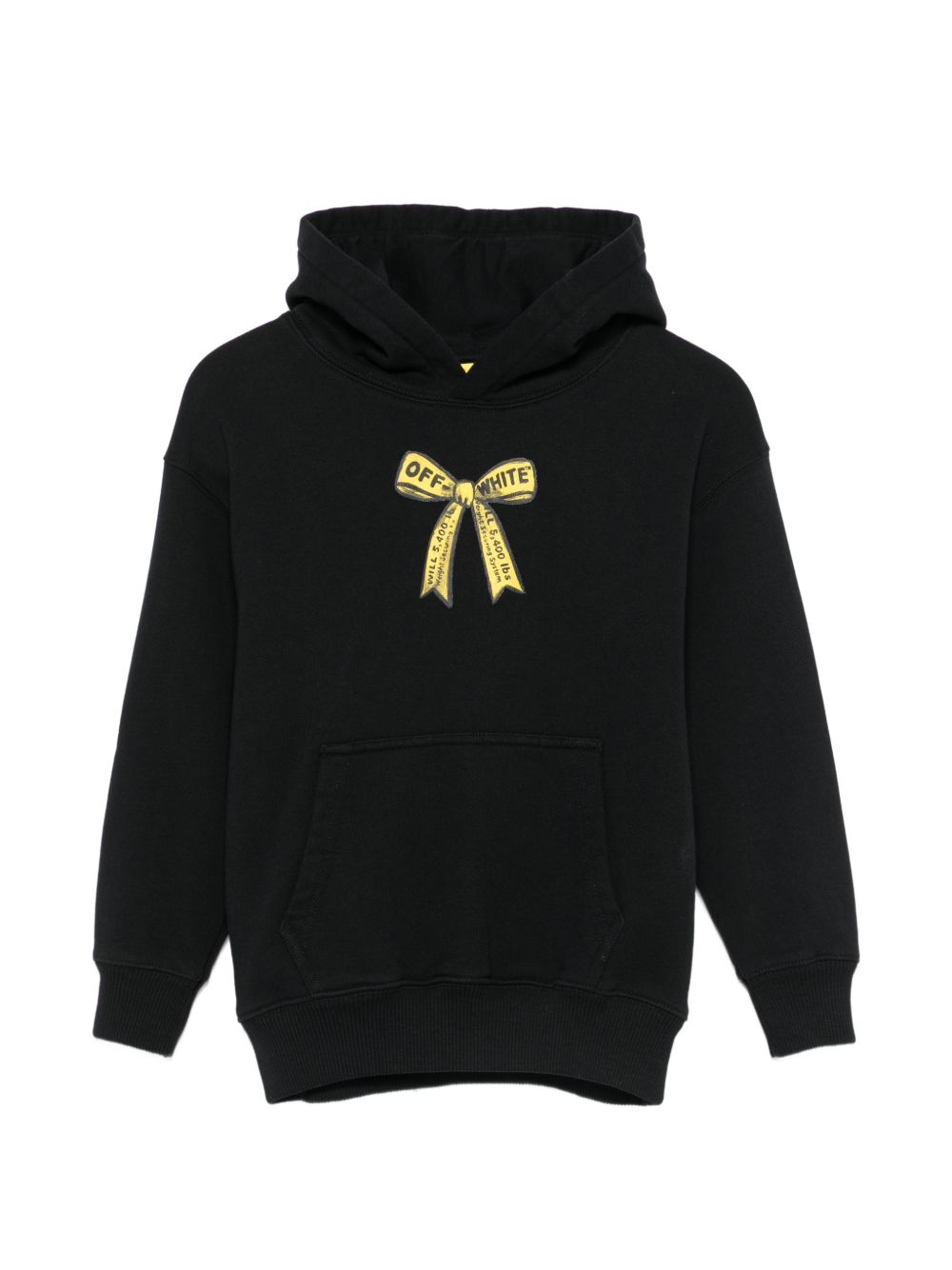 Felpa per bambina Off White Kids nera con stampa grafica sul davanti 44GBB002F26F008 BLACK OFF WHITE KIDS 