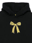 Felpa per bambina Off White Kids nera con stampa grafica sul davanti 44GBB002F26F008 BLACK OFF WHITE KIDS 
