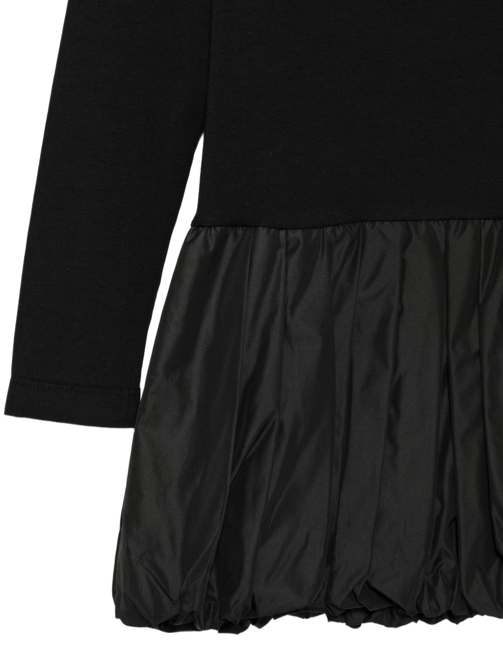 Abito per bambina Off-White Kids nero a collo alto 44GDF009F26J001 BLACK OFF WHITE KIDS 