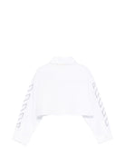 Camicia per bambina Off-White Kids bianca con colletto classico 44GGE002F26F002 WHITE OFF WHITE KIDS 