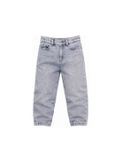 Cargo Arrows per bambina Off-White Kids in denim con logo 44GYB004F26D001 BLUE LIGHT OFF WHITE KIDS 