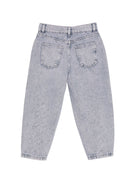 Cargo Arrows per bambina Off-White Kids in denim con logo 44GYB004F26D001 BLUE LIGHT OFF WHITE KIDS 