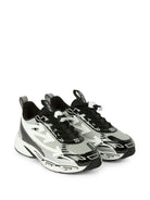 Sneakers per bambino Off White Kids bianche e nere con logo OF06029001 LTGYBK OFF WHITE KIDS 