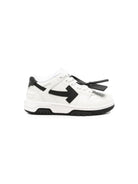 Sneakers Out Of Office per bambini Off-White Kids bianche con motivo Arrows OF06414101 WHTBLK OFF WHITE KIDS 
