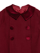 Abito per neonata Paio Crippa Kids rosso con colletto Peter Pan e in velluto BICE 30 PAIO CRIPPA KIDS 