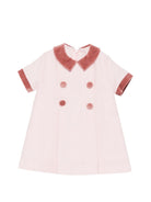 Abito per neonata Paio Crippa Kids rosa con tessuto twill BICE 33 PAIO CRIPPA KIDS 