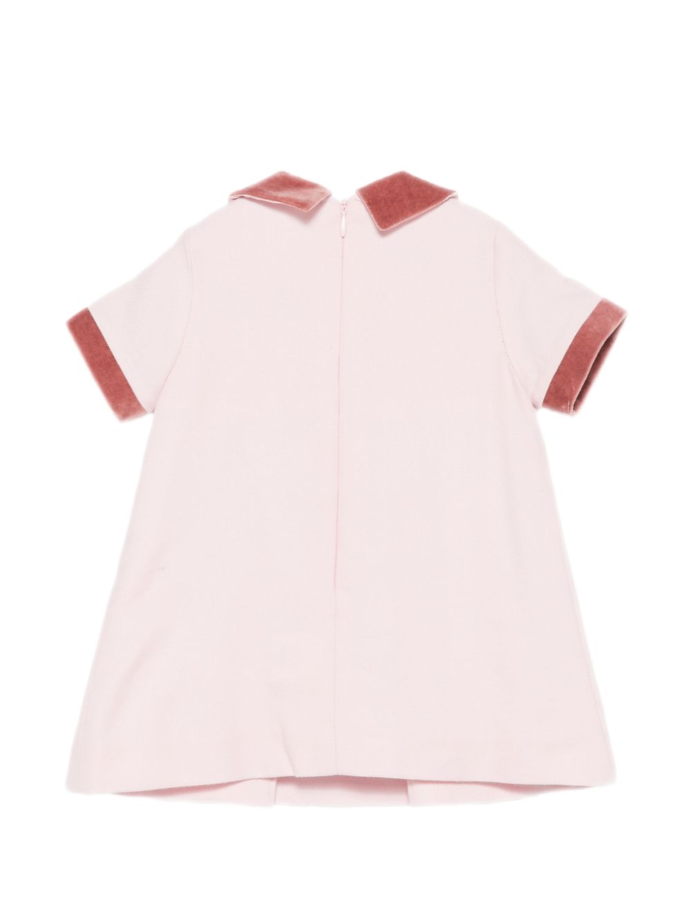 Abito per neonata Paio Crippa Kids rosa con tessuto twill BICE 33 PAIO CRIPPA KIDS 