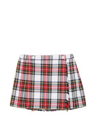 Gonna per bambina Paio Crippa Kids bianca con motivo scozzese BUCANEVE 4028 PAIO CRIPPA KIDS 