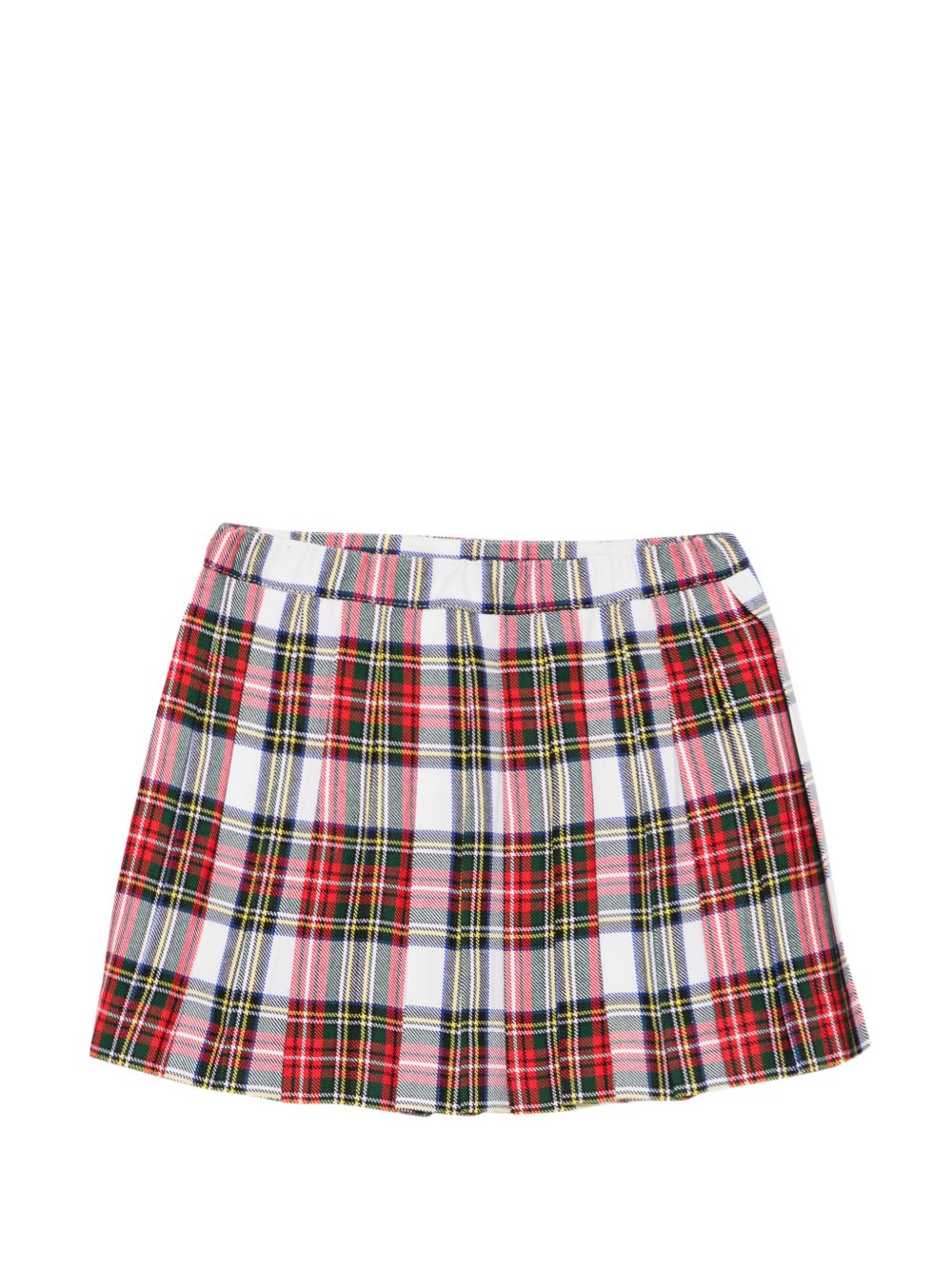 Gonna per bambina Paio Crippa Kids bianca con motivo scozzese BUCANEVE 4028 PAIO CRIPPA KIDS 