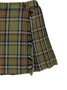 Gonna per bambina Paio Crippa Kids verde con motivo a quadri BUCANEVE 4632 PAIO CRIPPA KIDS 
