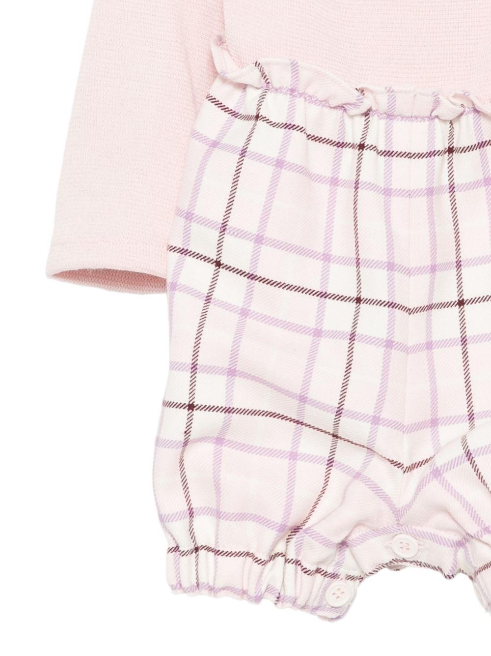 Abito per neonata Paio Crippa Kids rosa con fantasia a quadri CASTAGNA 33/4638 PAIO CRIPPA KIDS 