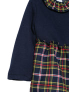 Pagliaccetto per neonato Paio Crippa Kids blu con motivo tartan CASTAGNA B 78/4636 PAIO CRIPPA KIDS 