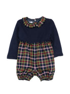 Pagliaccetto per neonato Paio Crippa Kids blu con motivo tartan CASTAGNA B 78/4636 PAIO CRIPPA KIDS 