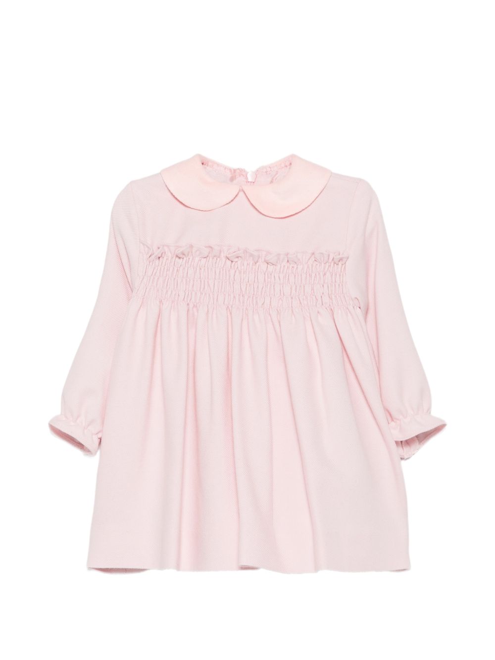 Abito per neonata Paio Crippa Kids rosa con dettaglio con punto smock ELETTRA 33 PAIO CRIPPA KIDS 