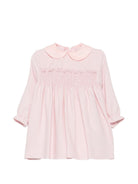 Abito per neonata Paio Crippa Kids rosa con dettaglio con punto smock ELETTRA 33 PAIO CRIPPA KIDS 