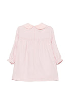 Abito per neonata Paio Crippa Kids rosa con dettaglio con punto smock ELETTRA 33 PAIO CRIPPA KIDS 