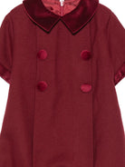 Tutina per neonato Paio Crippa Kids rossa in tessuto twill FICO 30 PAIO CRIPPA KIDS 