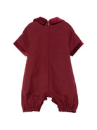 Tutina per neonato Paio Crippa Kids rossa in tessuto twill FICO 30 PAIO CRIPPA KIDS 