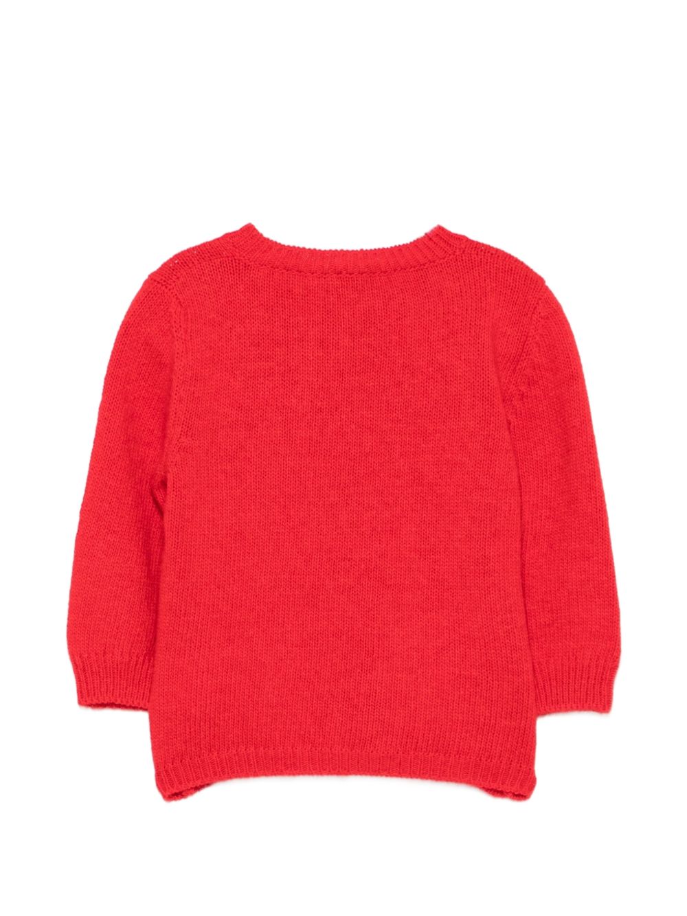 Cardigan per neonato Paio Crippa Kids rosso con bottoni ORTISEI 22 PAIO CRIPPA KIDS 