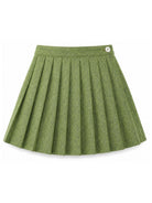 Gonna per bambina Paio Crippa Kids verde con effetto mélange RANUNCOLO 54 PAIO CRIPPA KIDS 