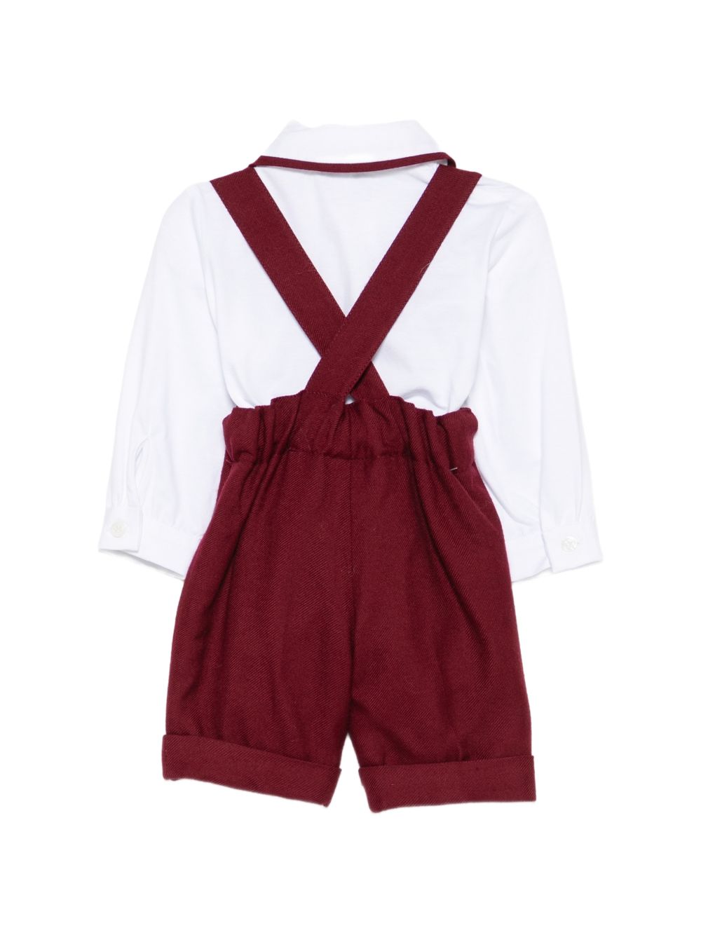 Set camicia e salopette per neonato Paio Crippa Kids multicolore con colletto classico RIGATONE LIME 30 PAIO CRIPPA KIDS 