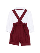 Set camicia e salopette per neonato Paio Crippa Kids multicolore con colletto classico RIGATONE LIME 30 PAIO CRIPPA KIDS 