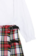 Completo camicia e gonna per neonata Paio Crippa Kids multicolore con motivo tartan SASSOFONO ENGLAND 4028 PAIO CRIPPA KIDS 