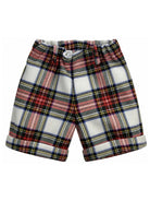 Shorts per neonato Paio Crippa  Kids multicolore con motivo a quadri ULIVO. 4028 PAIO CRIPPA KIDS 