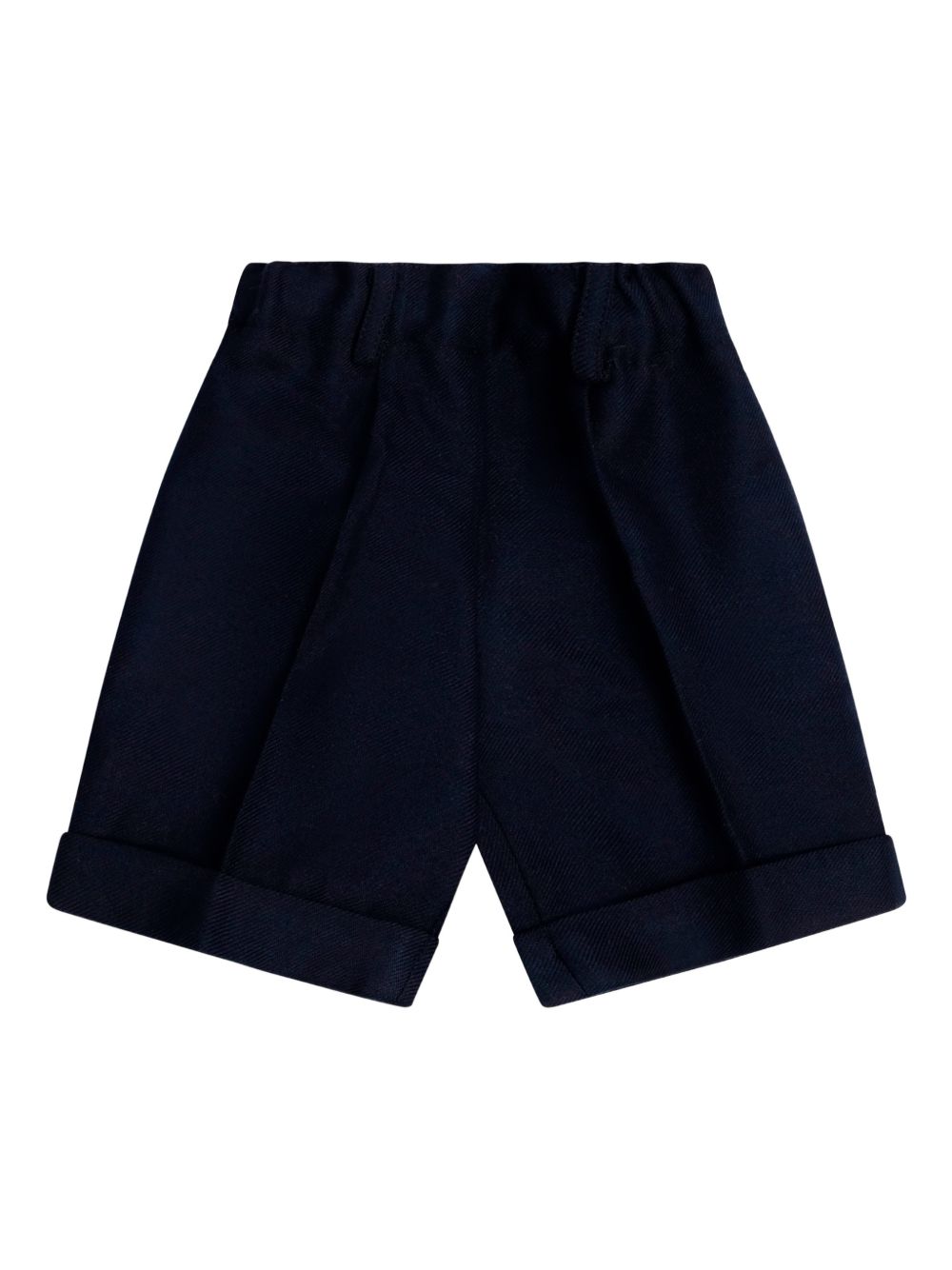 Shorts per neonato Paio Crippa Kids blu con orlo con risvolto ULIVO 78 PAIO CRIPPA KIDS 