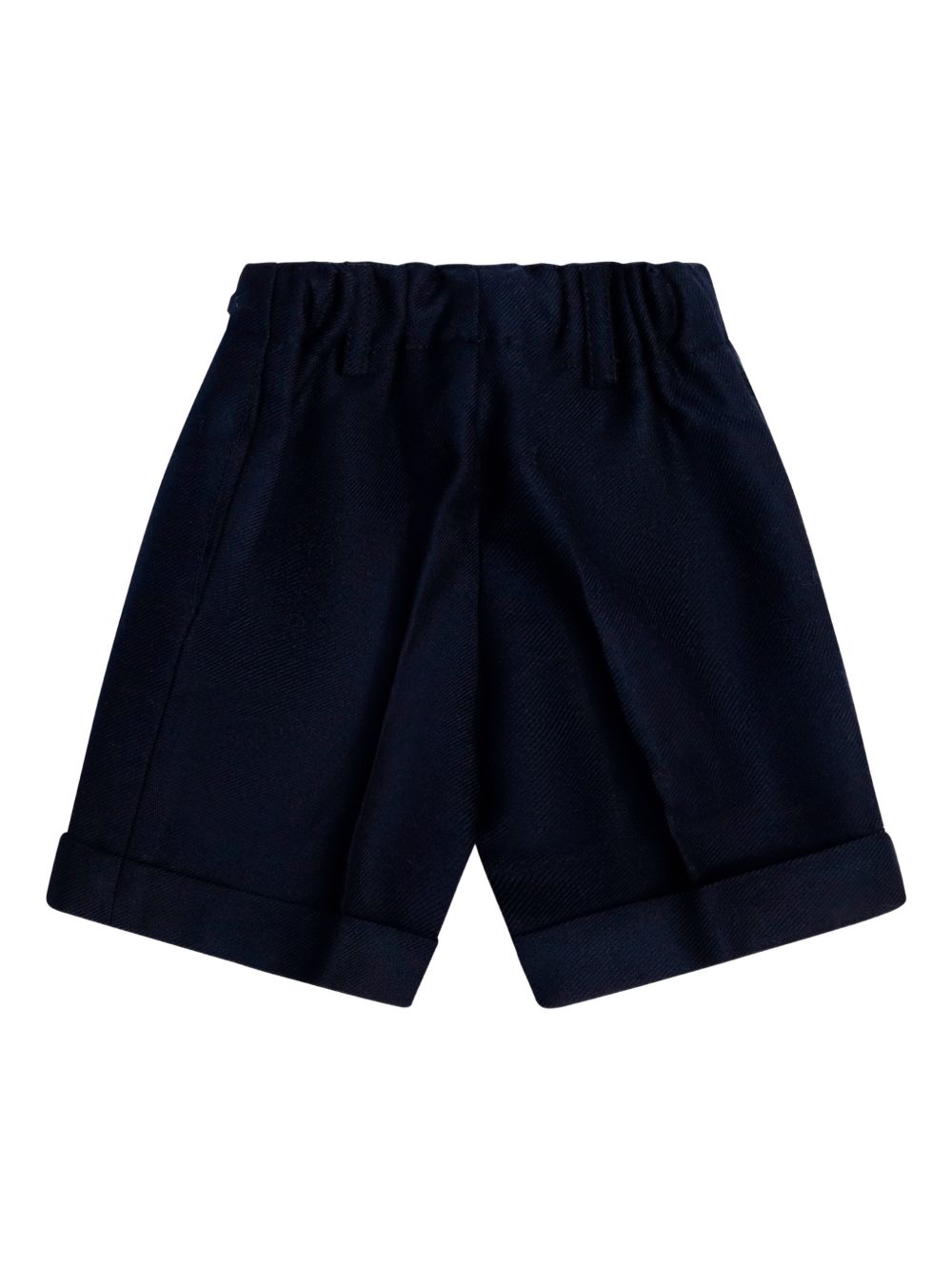 Shorts per neonato Paio Crippa Kids blu con orlo con risvolto ULIVO 78 PAIO CRIPPA KIDS 