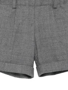 Shorts per neonato Paio Crippa Kids grigi con passanti per cintura ULIVO 95 PAIO CRIPPA KIDS 