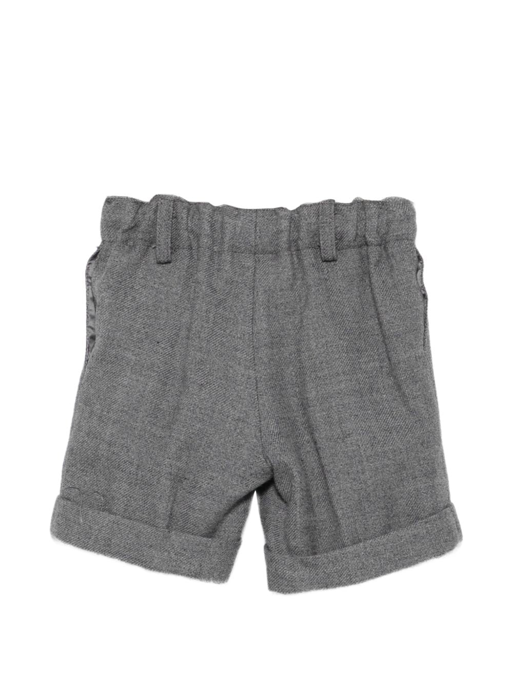 Shorts per neonato Paio Crippa Kids grigi con passanti per cintura ULIVO 95 PAIO CRIPPA KIDS 