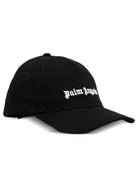 Cappello per bambino Palm Angels Kids nero con ricamo frontale del logo F6PAJBBC223 110 PALM ANGELS KIDS 