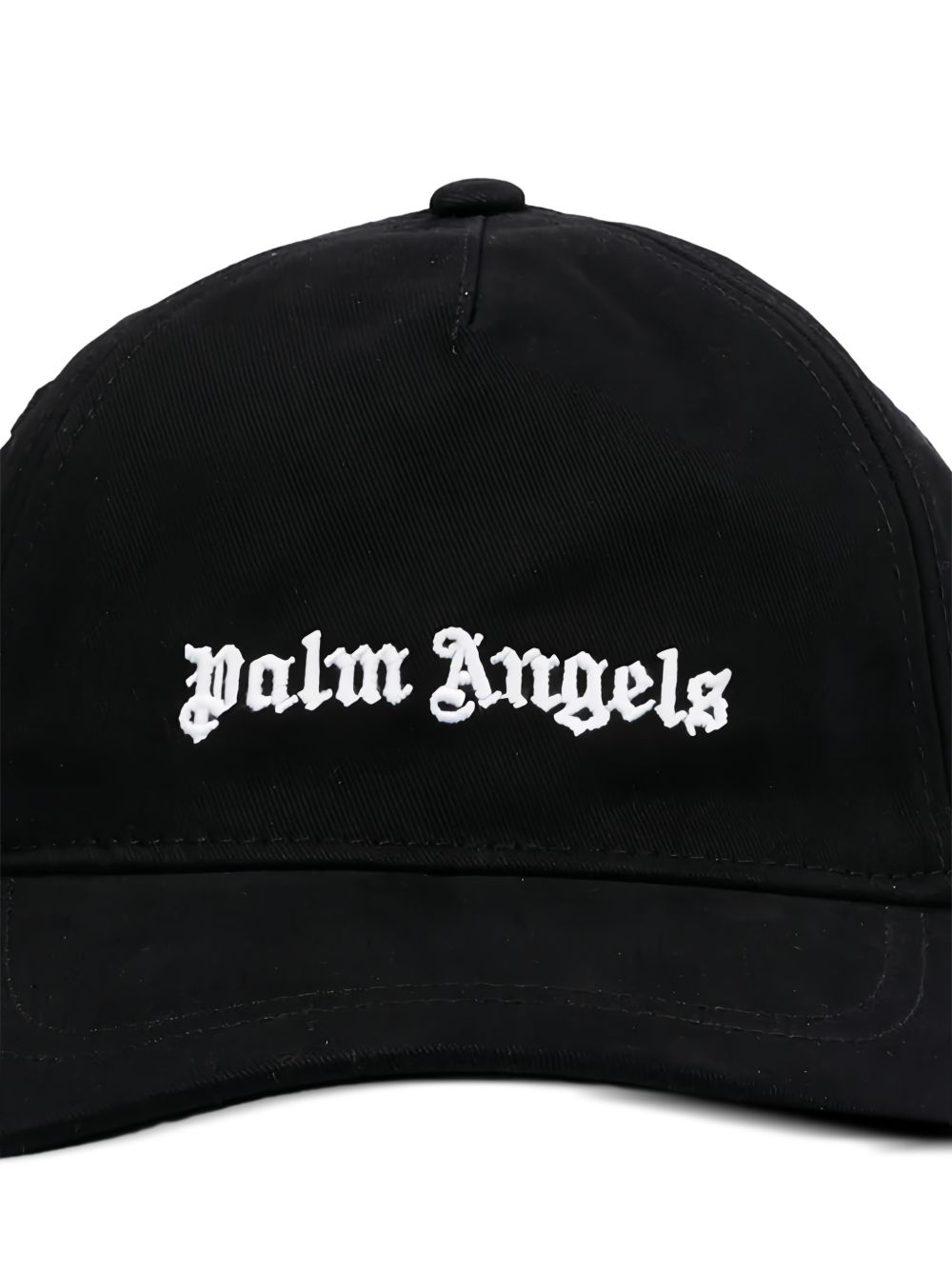 Cappello per neonato Palm Angels Kids nero con ricamo frontale del logo F6PAJBBC223 110 PALM ANGELS KIDS 