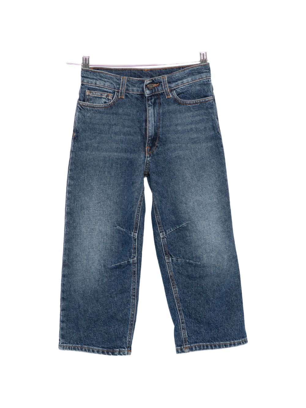 Jeans per bambino Palm Angels Kids denim con applicazione logo F6PAJBDP067 126 PALM ANGELS KIDS 