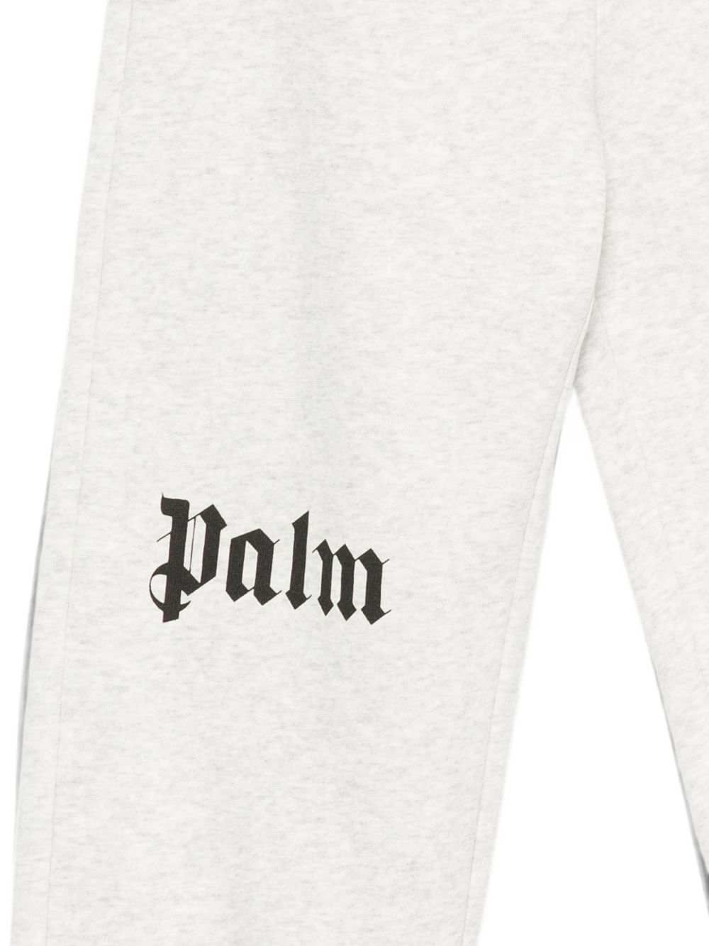Pantatuta per bambino Palm Angels Kids grigio con stampa logo sul davanti F6PAJBFP016 101 PALM ANGELS KIDS 