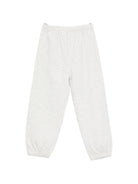 Pantatuta per bambino Palm Angels Kids grigio con stampa logo sul davanti F6PAJBFP016 101 PALM ANGELS KIDS 