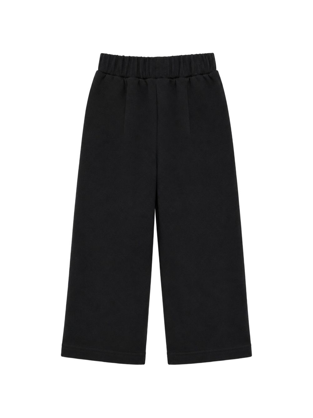 Pantaloni per bambino Palm Angels Kids nero con stampa logo sul davanti F6PAJBFP027 110 PALM ANGELS KIDS 