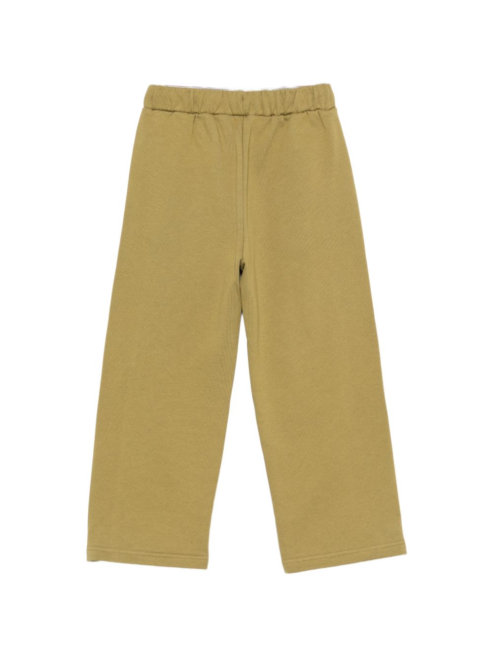 Pantatuta per bambino Palm Angels Kids verde con dettaglio a striscie laterali F6PAJBFP027 1529 PALM ANGELS KIDS 