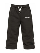 Pantatuta per bambino Palm Angels Kids nero con stampa logo sul davanti F6PAJBFP062 110 PALM ANGELS KIDS 