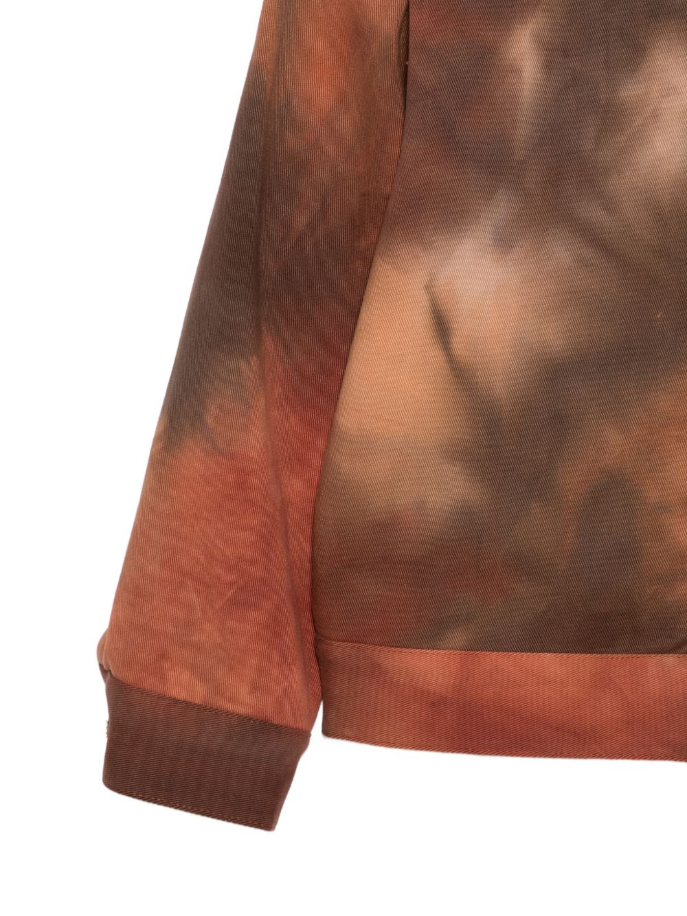 Giacca per bambino Palm Angels Kids marrone con stampa logo tie-dye F6PAJBJK159 590 PALM ANGELS KIDS 