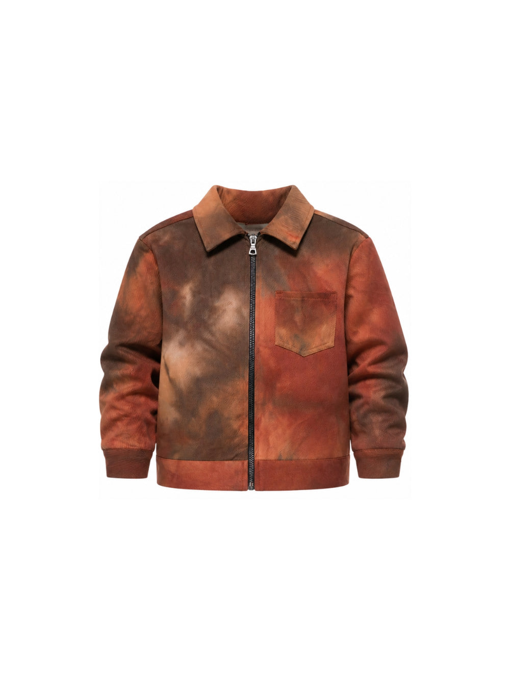 Giacca per bambino Palm Angels Kids marrone con stampa logo tie-dye F6PAJBJK159 590 PALM ANGELS KIDS 