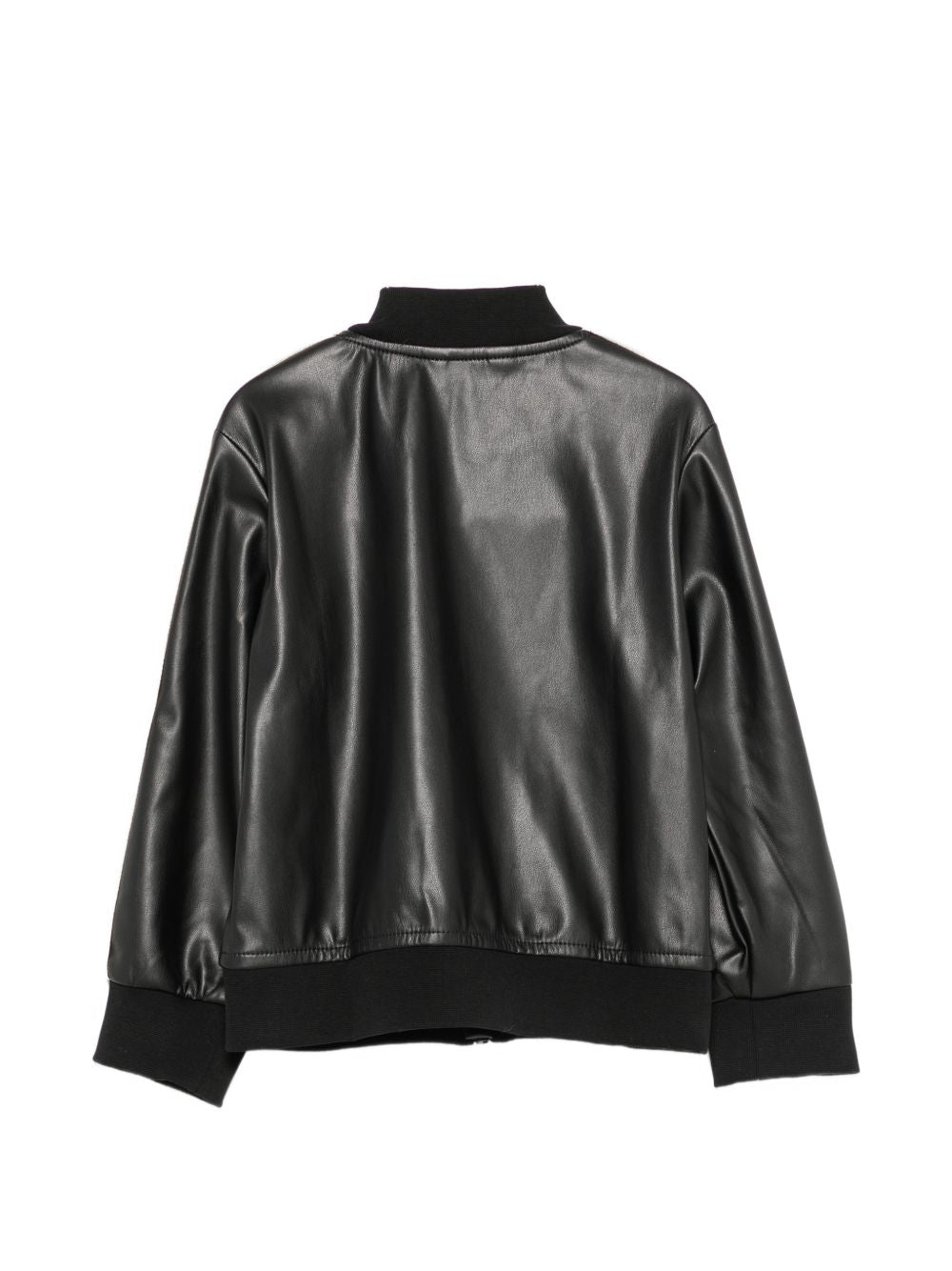 Giacca per bambino Palm Angels Kids nera con dettaglio laterale a righe F6PAJBJK163 110 PALM ANGELS KIDS 
