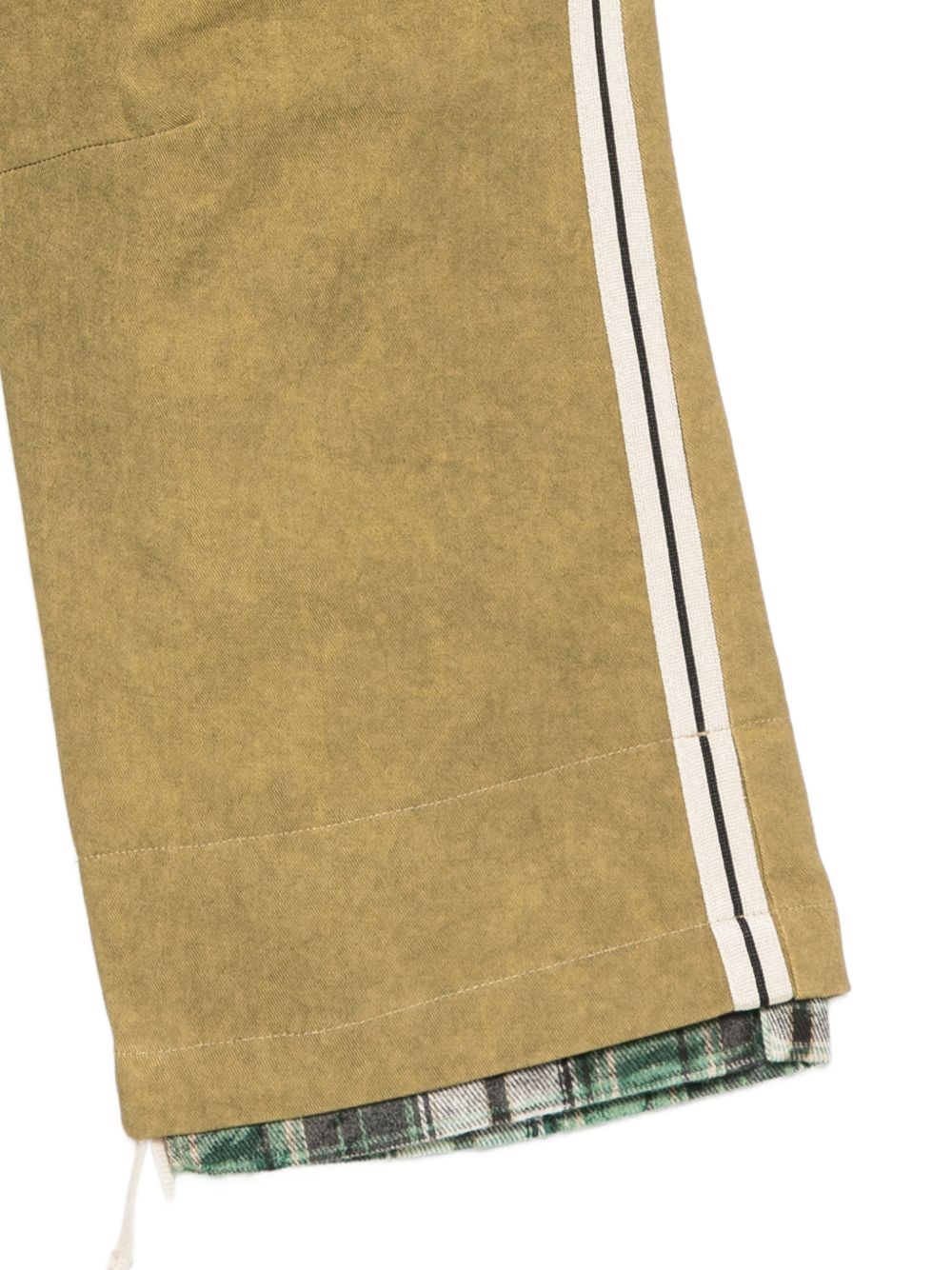 Pantaloni per bambino Palm Angels Kids beige con logo in vita F6PAJBPA133 1531 PALM ANGELS KIDS 